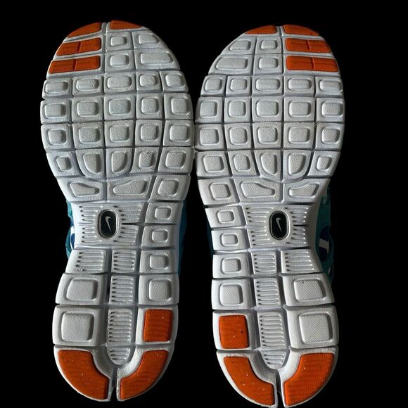 Nike Women's Free Run 2 Light Photo Blue Orange Midnight SZ/7 - Picture 13 of 14